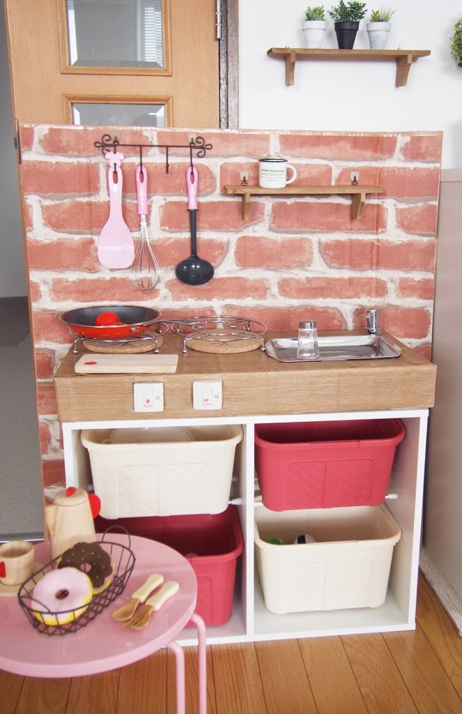 ニトリのカラボでDIYした「ままごとキッチン」がスゴイサンキュ