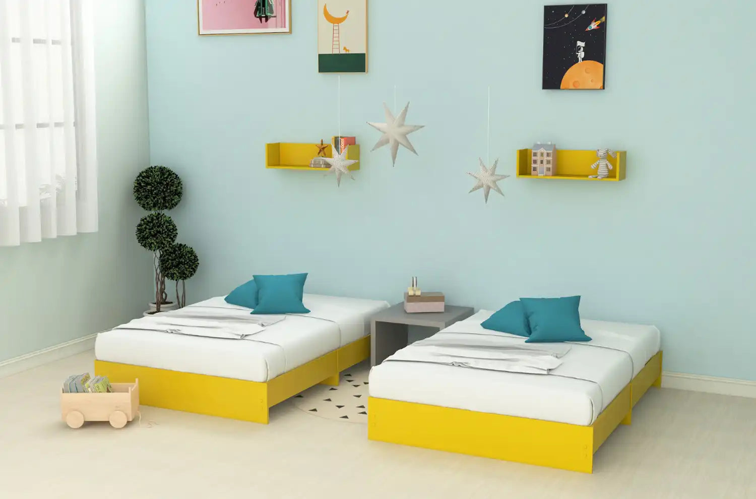 ２歳児の子供部屋 ベッドを買ってあげよう！ 1人寝ひつじと珈琲