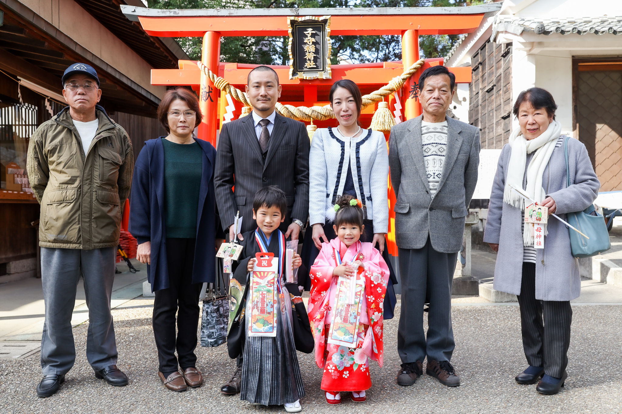 写真映えスポット満載の神社「二川伏見いなり」にお子さまと七五三詣愛知県豊橋市