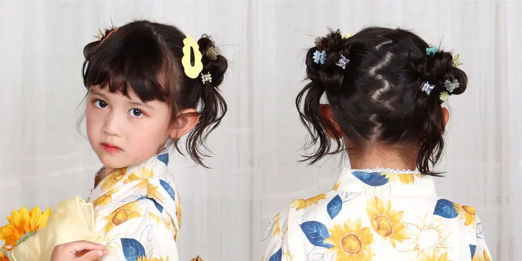 七五三人気ヘアアレンジ 3歳・7歳 ✩イオン上里店✩ - 振袖レンタル&フォトスタジオこまち