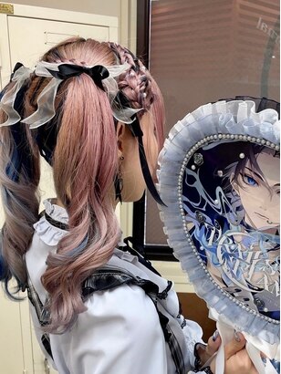 小学校卒業式！！ 編み込みカチューシャで小学生らしい清楚なスタイルです♡laulea 卒業式袴 小学生袴 編み込みカチューシャヘアメイク 着付けの出来る美容室 卒業式 ママ振り オージュアトリートメント オーガニックカラー 親子カット