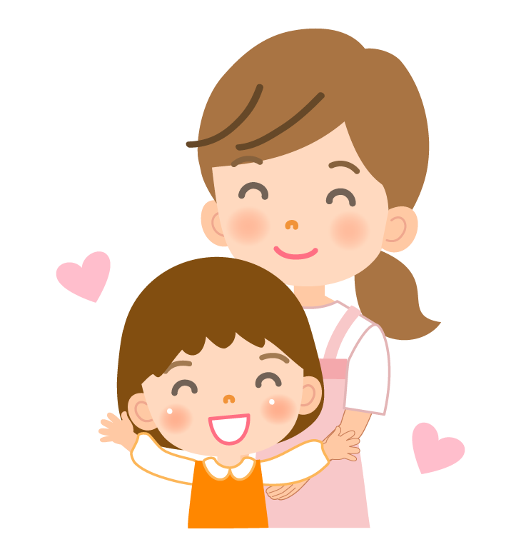 フリーイラストパパとお出かけする娘パブリックドメインQ：著作権フリー画像素材集