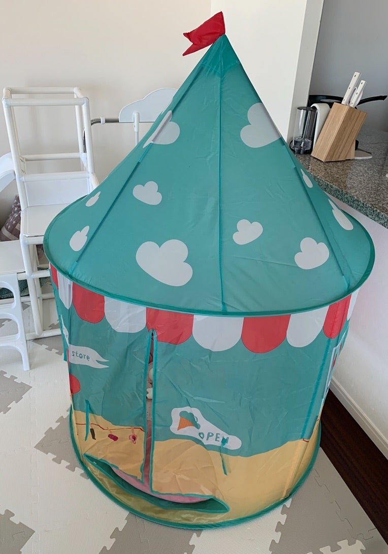 フライングタイガーで購入した子供用テントsamiのちりもつもれば