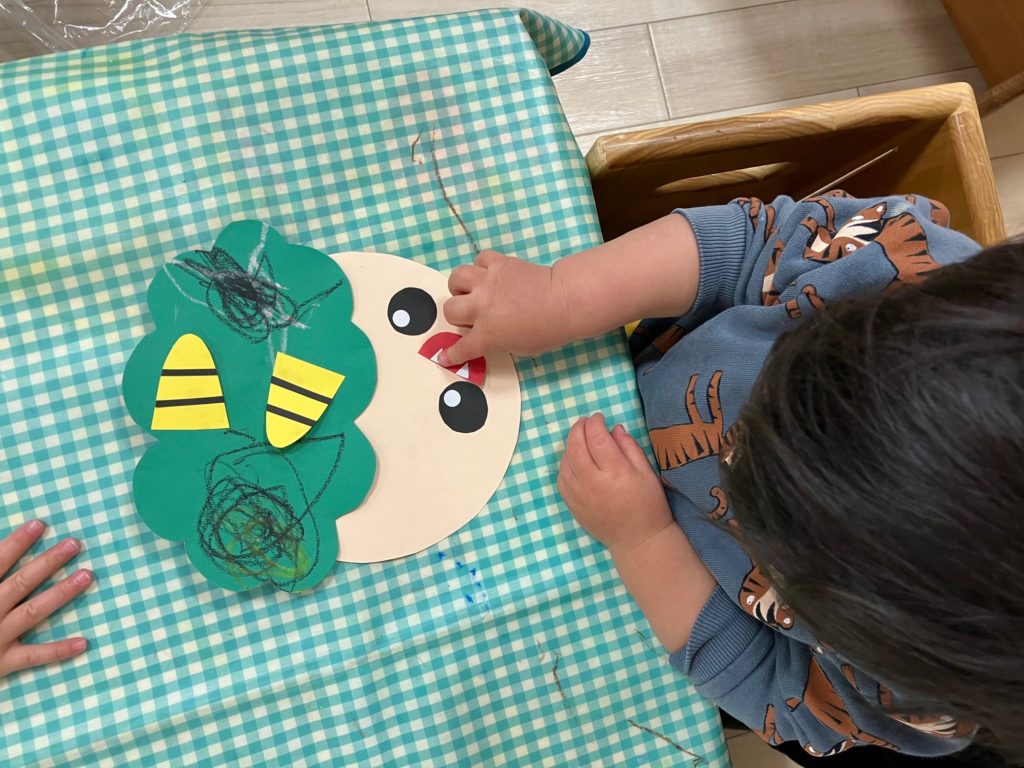 満３歳児クラス 豆まきをしたよ！はなの木ブログはなの木幼稚園知立市 安城市 刈谷市 幼稚園