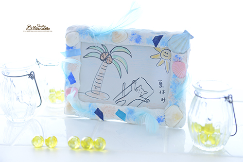 木彫写真立て 木の工作イベント工作キットの「たのつく」