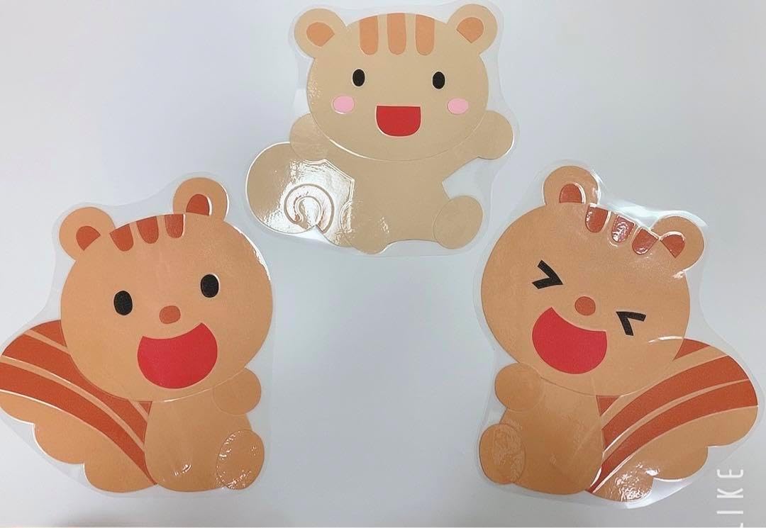 壁面飾り ペーパークラフト 10月11月 秋 リス 紅葉 ガーランドの通販 by もりもりラクマ