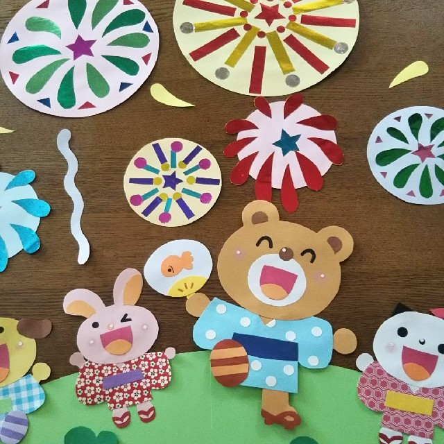 保育 壁面 大夏祭り 秋祭りPay ID