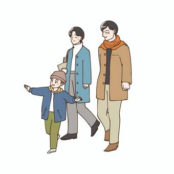 FotoKanoaのブログ: 冬のロケーションフォトにおすすめの家族コーデ