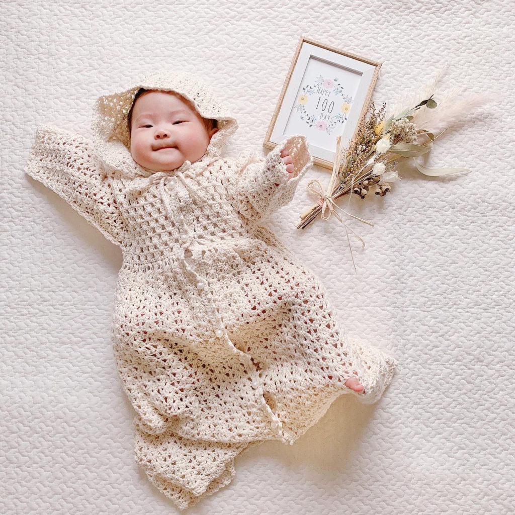 ドレスリメイク 豪華レースのベビードレス＆おくるみウェディングドレス手作り てくまりんぼ 大阪