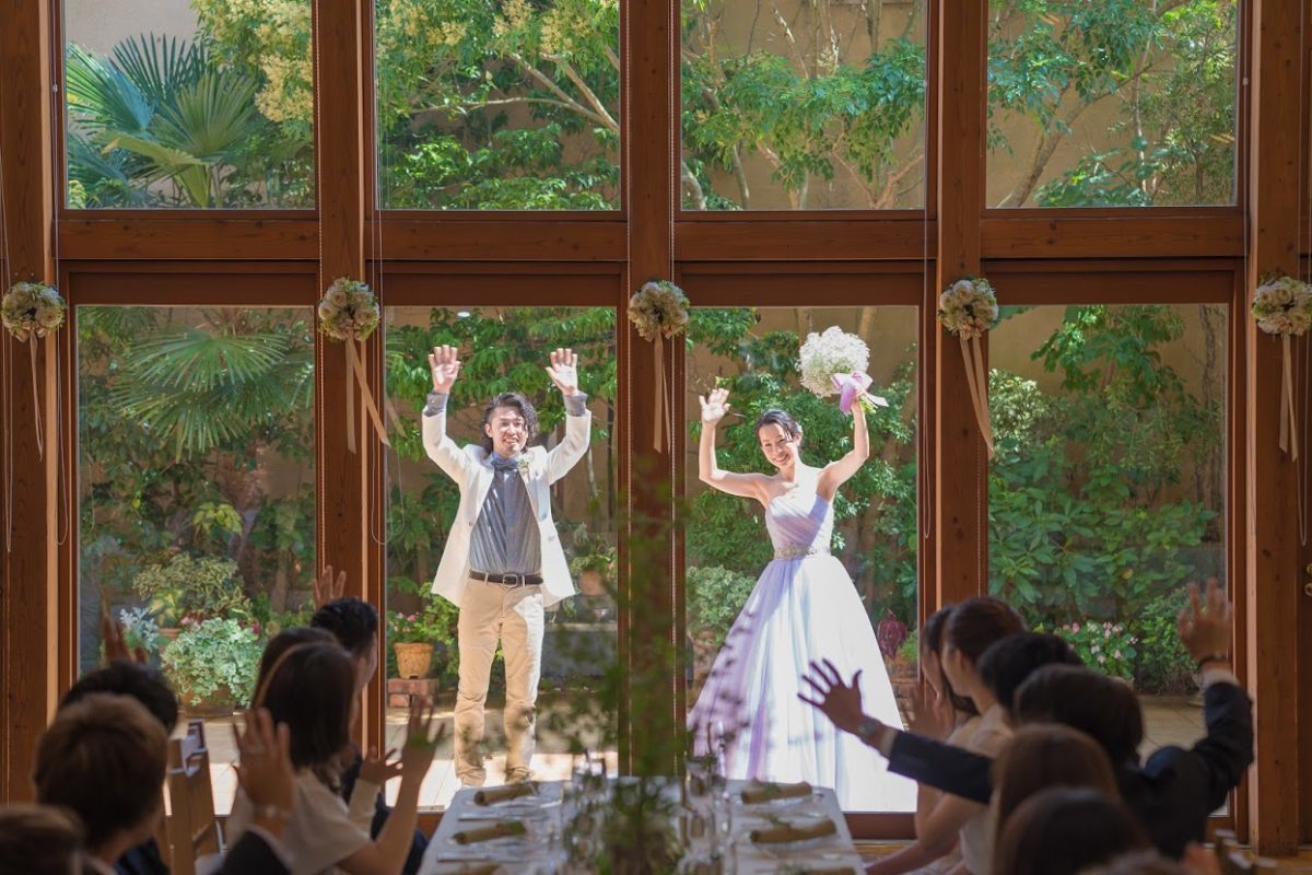 披露宴入場アイデア公式 結婚式場 四日市市アクアリュクス 三重県四日市駅