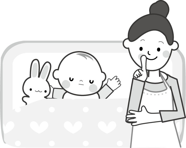 笑顔のお母さんイラストレイン🚂 - イラスト無料素材