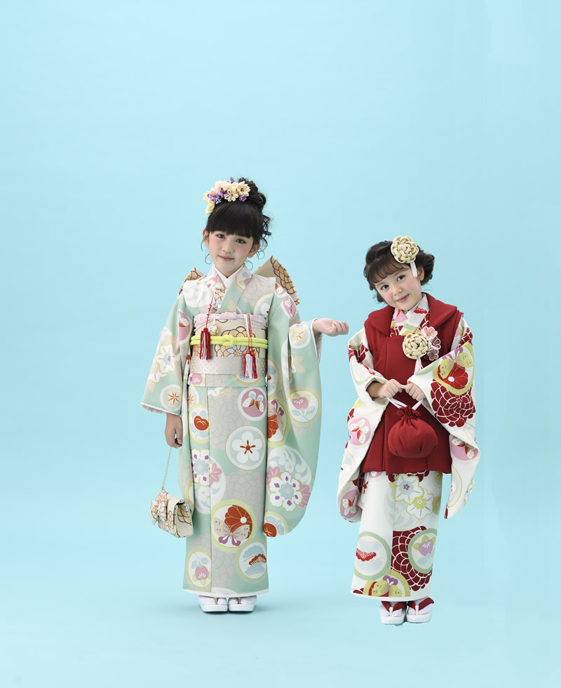 お宮参り 正絹 着物 一つ身 祝い着 掛け着 七五三 3歳 お宮参り着物 産