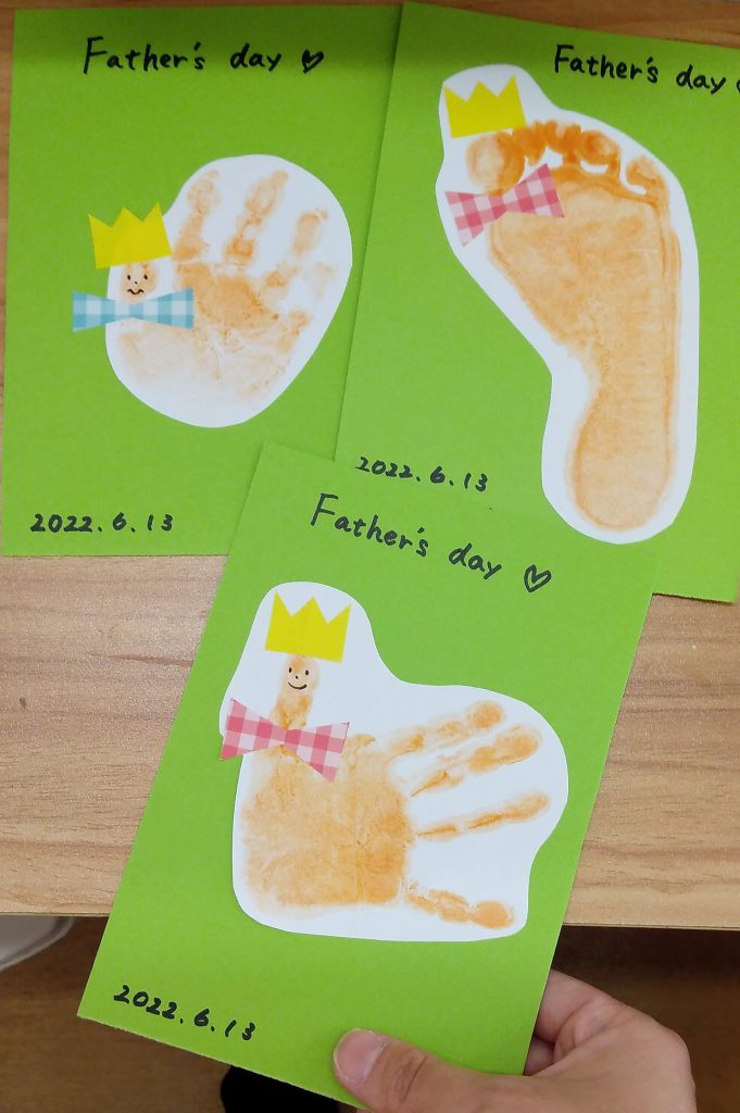 6月の製作「父の日」②👔保育所 名古屋 愛知保育所の開設、運営ならトットメイト