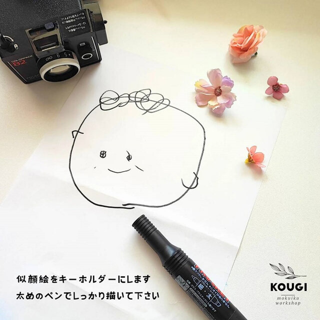 似顔絵キーホルダーご確認ページ☺︎父の日ギフト❁オリジナルプレゼントハンドメイド