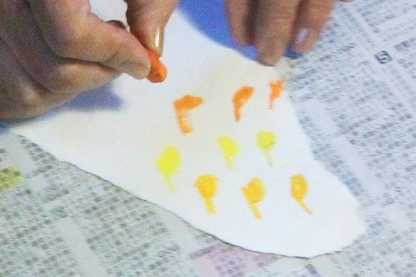 4月の製作遊びは, 絵本『わたしのワンピース』の世界を, 楽しんでみました！, 景色に合わせてワンピースの柄が変わっていくのが, 面白い絵本です📖,ぜひお家でも読んでみてください♪