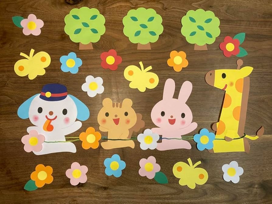 壁面春列車♪出発進行ラミネート春3月 4月 卒園入園保育