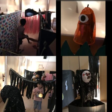 夏祭りのお化け屋敷が怖すぎる👻 「入りたくない😭」とお話されるお子様もいらっしゃいました！ ＃保育士＃保育士の日常＃保育士あるある＃保育士の卵 バズ kidsgardenkidsgardenprepschool保育 新人保育士＃ベテラン保育士 声かけ 言葉かけ ＃保育土あるある