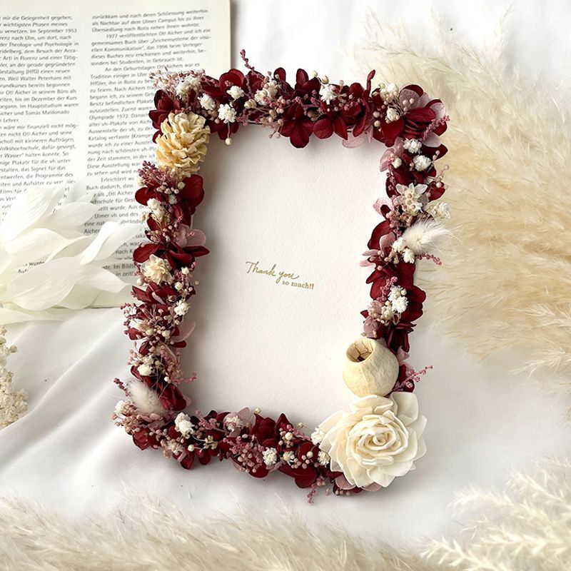 ドライフラワー フラワーフレーム メルシーブーケベルビーフルール