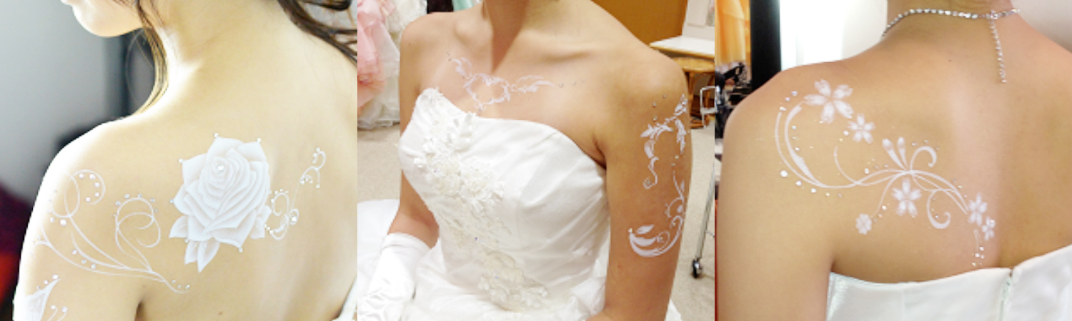 結婚式前日にご来店頂きましたタトゥーカバー タトゥー隠し のお客様でございます♪ 旦那様とかわいい子供と一緒にご来店頂きました´ ▽ `ﾉ仕上がり後は、旦那様にも、『全然わからん！』と言ってくださいました♪ ご来店頂くお客様からよく『実は、以前からずっと