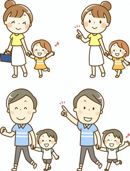 手をつなぐ子供たちの線画イラスト イラスト素材6614865- フォトライブラリ