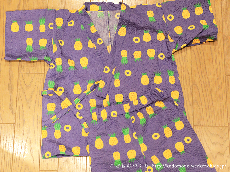 甚平 ハンドメイド 夏の思い出を簡単手作り！甚平 型紙 作り方 80-150