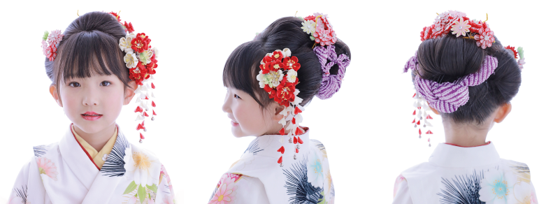 七五三 7歳女の子の髪型2024！自宅で簡単に編み込みなどヘアアレンジ方法