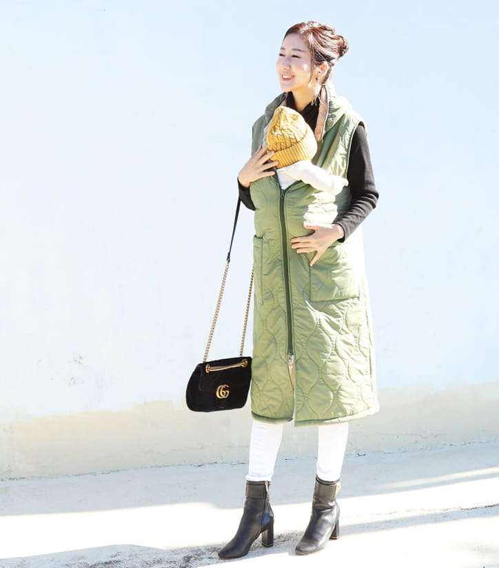 ママコートは買うべき？抱っこ紐ママの冬のアウタースタイル15選VERY