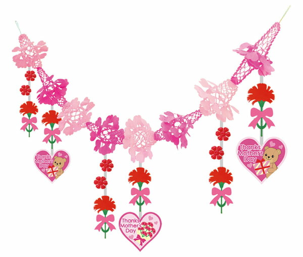 カーネーション＆リボン壁面飾り 母の日の保育素材♡カーネーションセット 壁面飾りとして活用するのはもちろん、プレゼントや写真やメッセージカードに添えても可愛いです♪こちらも4月ショップ再開後に販売予定です❁壁面飾り折り紙画用紙保育素材保育製作