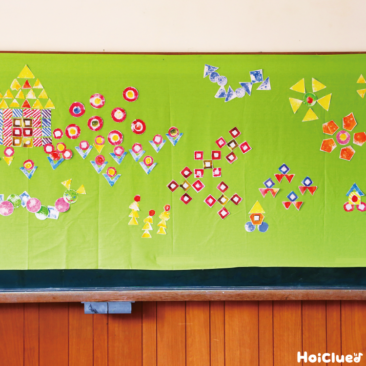 入卒園 壁面飾り 保育園・入園壁面制作カワイイお花の作り方