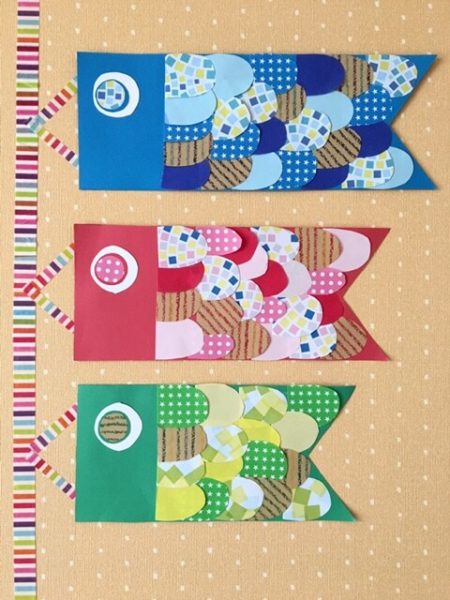 鯉のぼりの工作製作 20選 簡単おすすめ高齢者・小学生・幼児保育向け介護の１２３