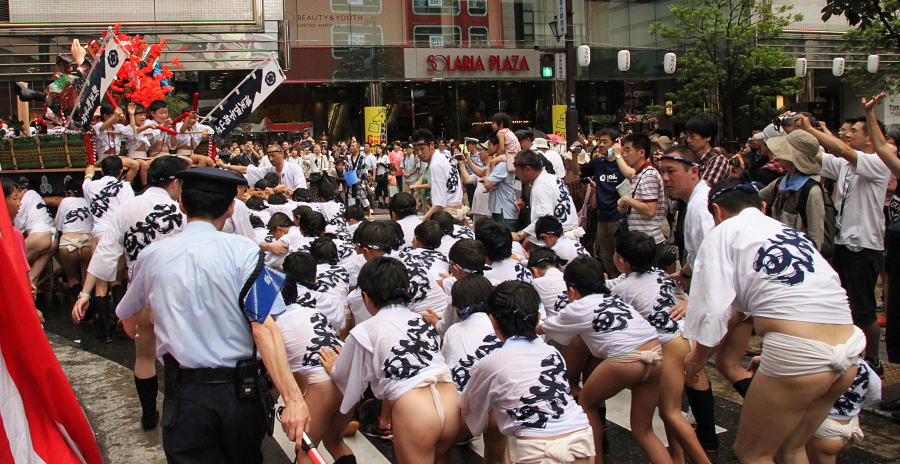 2013 07 06 千代流 子供山笠「けいじろうけんざん」