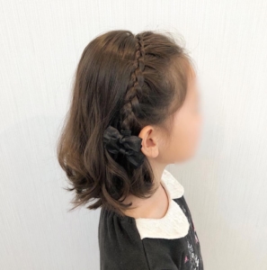 簡単な子供ボブヘアアレンジ方法