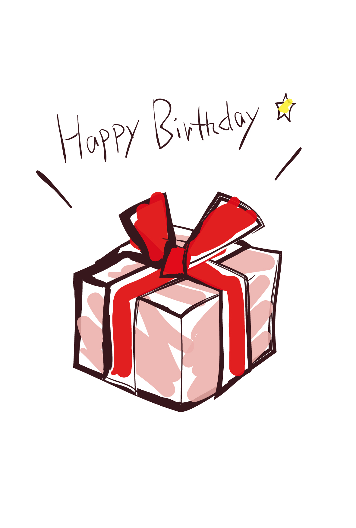 誕生日_うさぎとくまイラスト