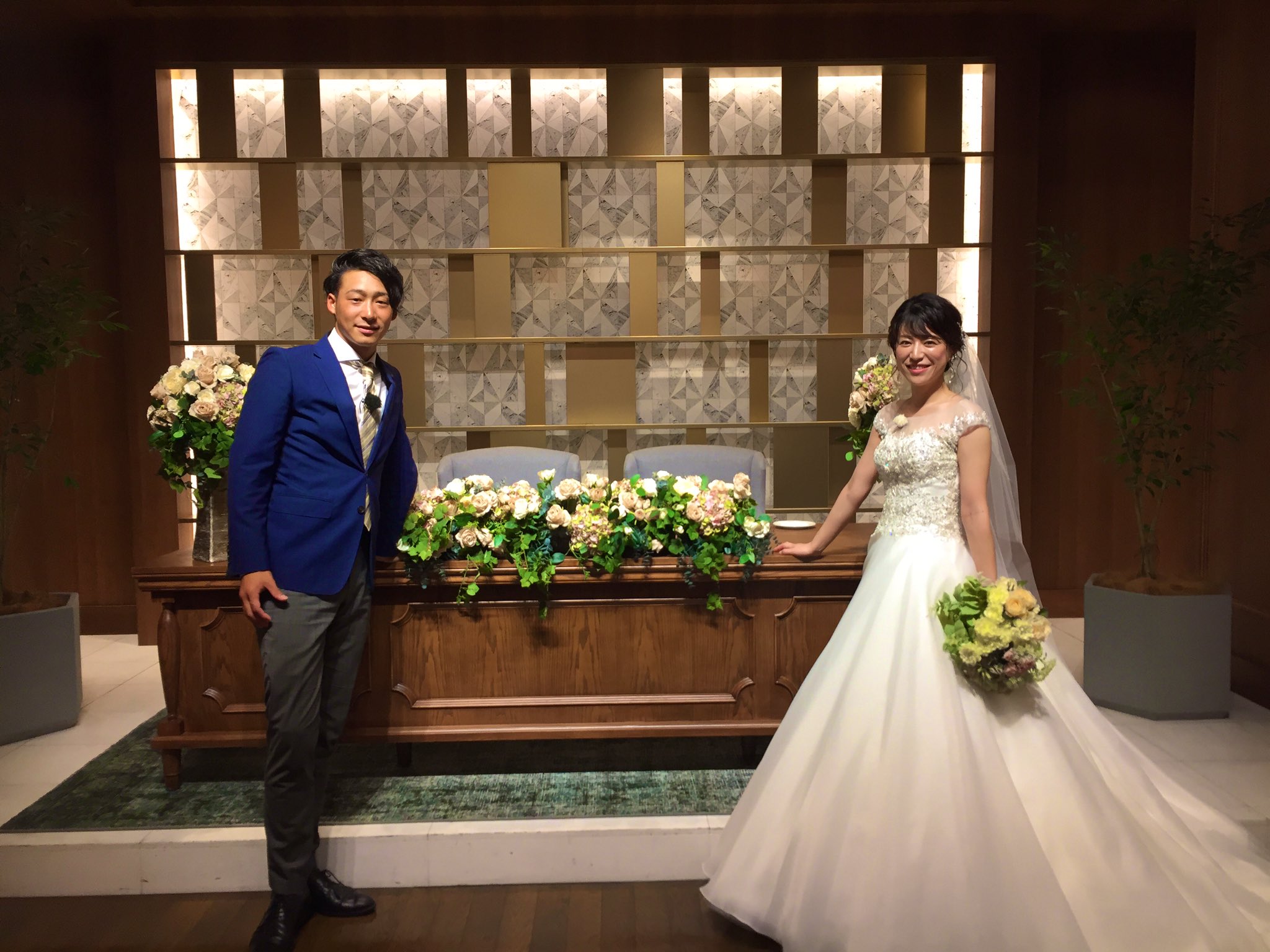 最高に素敵な両家の結婚披露宴💒 末永くお幸せに披露宴パープル紫