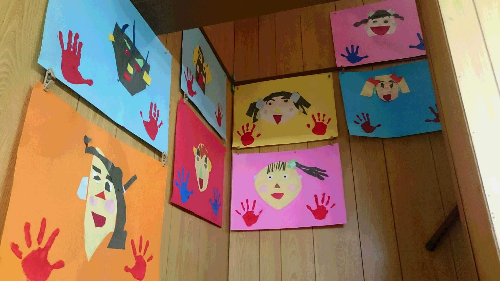 作品集の表紙作り☻ 年長所沢市-三ヶ島幼稚園-学校法人光輪学園