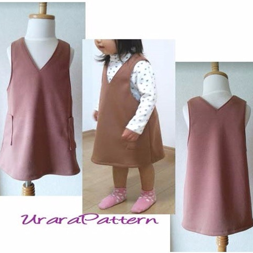 ブティック社ハンドメイドのかんたん子ども服2015より ジャンパースカート : sioこうぼう 子育てと手作りと