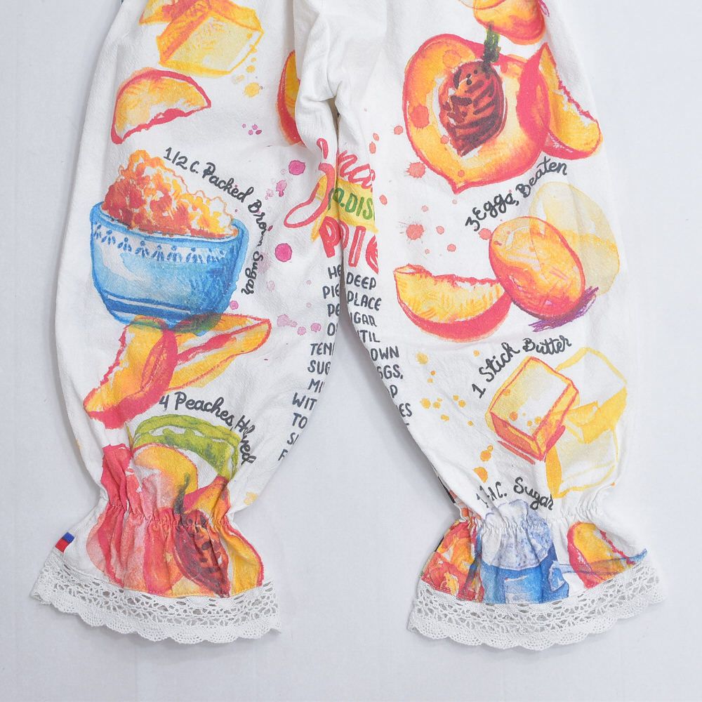 Kid's キッズ Remakeリメイク テキスタイル パッチワーク デザイン ドロワーズ風パンツ コットン イージーパンツ ツギハギ 古着 子供服裏地付き W40～70cmの通販 by 古着屋 grin days memoryラクマ