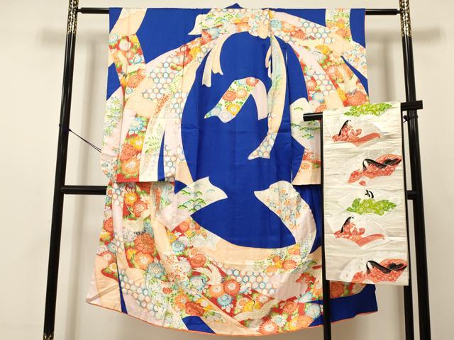 □七五三 七歳 女児 着物&袋帯&長襦袢&小物 フルセット□美