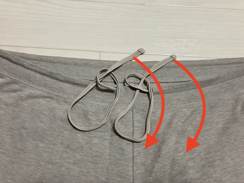魔法なの！？パンツのウエストの紐をいちいち結ばずに脱ぎ着できる裏ワザ♡暮らしニスタ