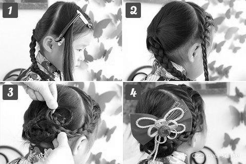 子供 お囃子 髪型TikTok