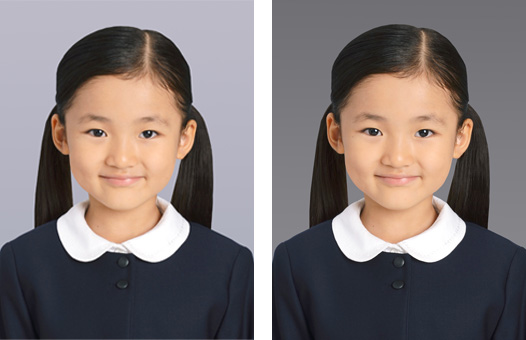 小学校受験女の子髪型東京の就活写真・写真の髙橋