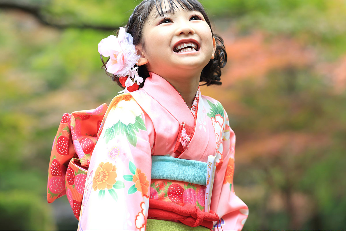 こどもの着物のあげの仕方