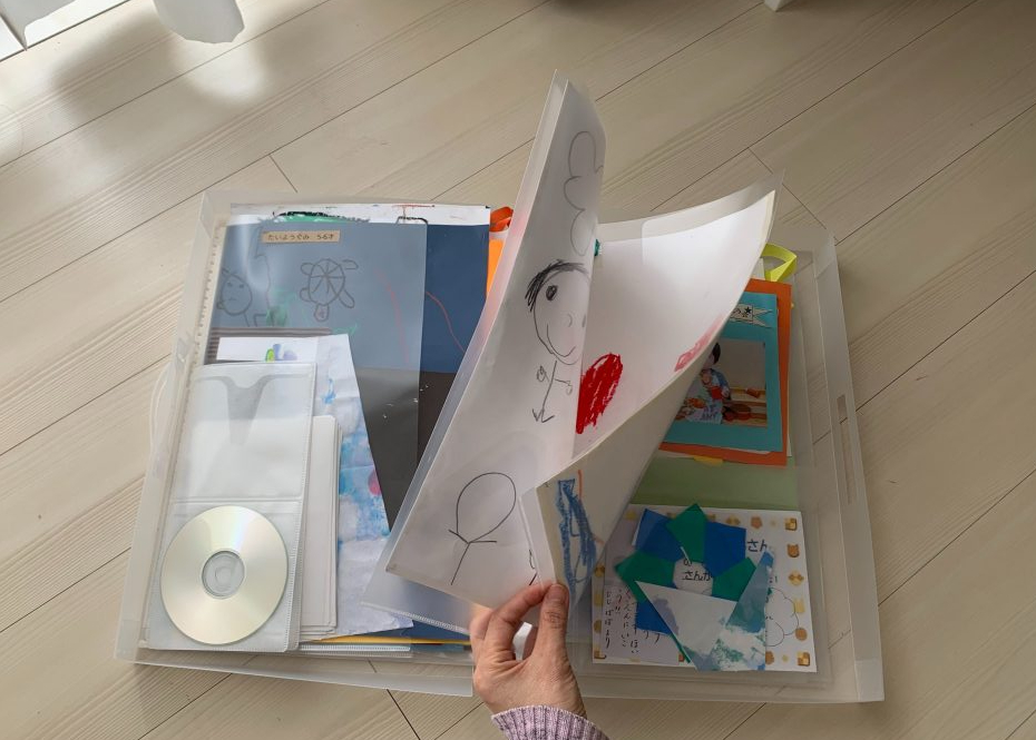 子どもの成長記録、思い出収納アイテムをつくりました きなこ×ベルメゾンつづる