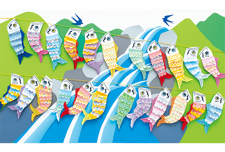 Amazon.co.jp: ５月壁面飾り 鯉のぼり 幼稚園 保育園 老人施設 病院 小学校 : おもちゃ