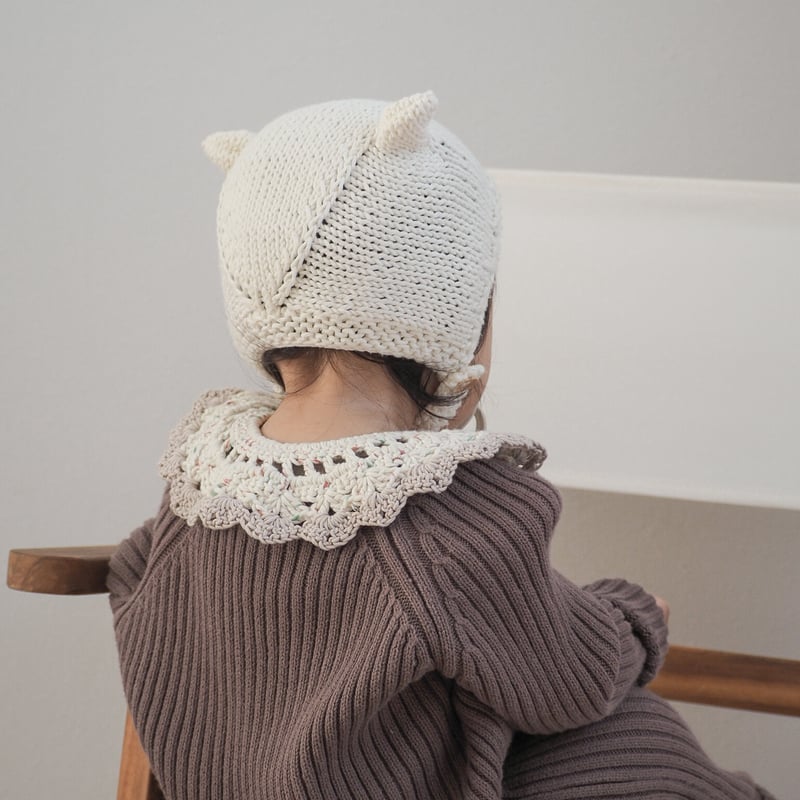 簡単‼️かぎ針編み🧶付け襟の編み方🌼