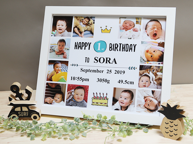 未完成の木製垂直コラージュピクチャーフレーム 1年生誕写真ディスプレイ ピクチャーフレーム 12ヶ月目標ボード - Temu Japan