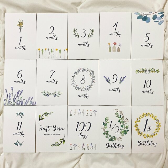 木製マンスリーカード monthly cardA お値段そのまま追加パーツプレゼント！AmmyMade