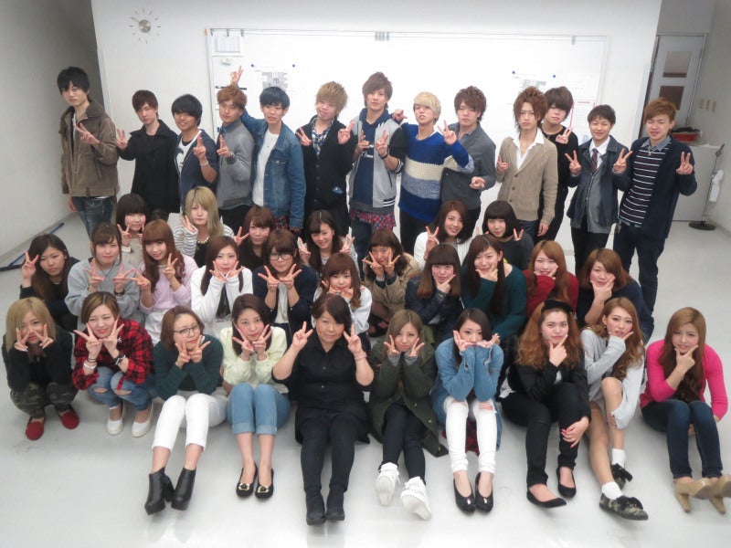 集合写真撮影の様子学校生活正則高等学校