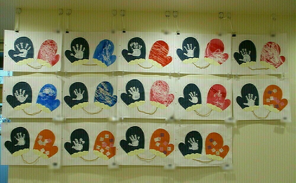 保育製作 製作キット 壁面 手袋 冬 型紙 保育製作キット販売☺︎ 通販 16844172Creema クリーマ