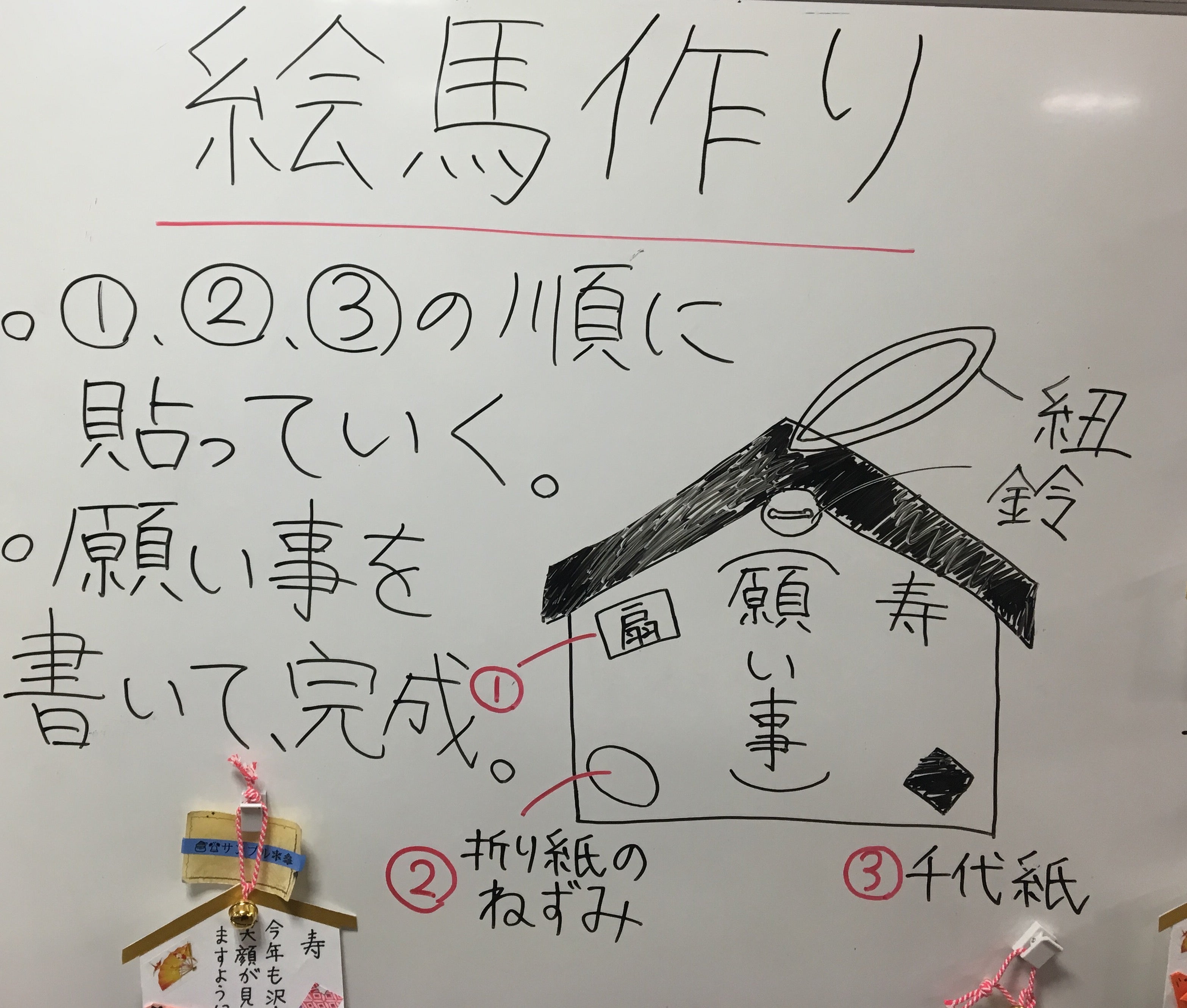 絵馬 手作りへび年TikTok